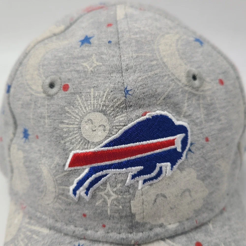 Infant Buffalo Bills Hat One Size New Era 9Twenty Gray Blue NFL All Over Print